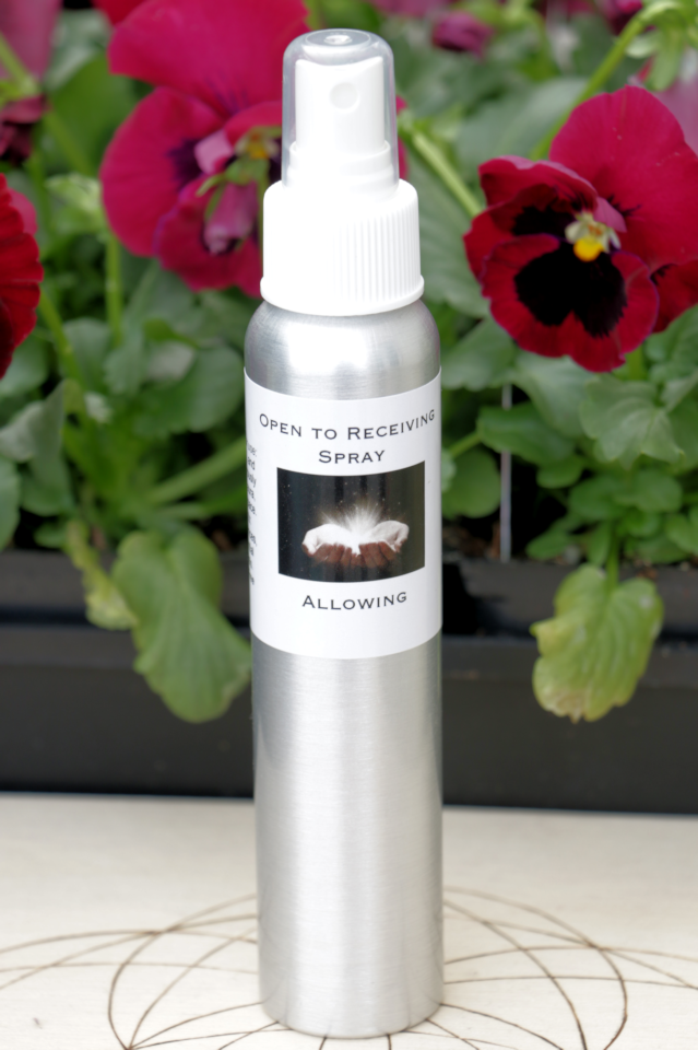 Open to Receiving Spray — Allowing